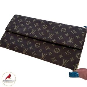 LV Sarah Mini Lin Wallet Brown Monogram Canvas | TH0076 2006 |